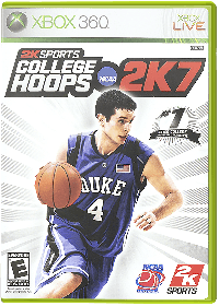 College Hoops 2K7 PAL Xbox 360 PAL box art